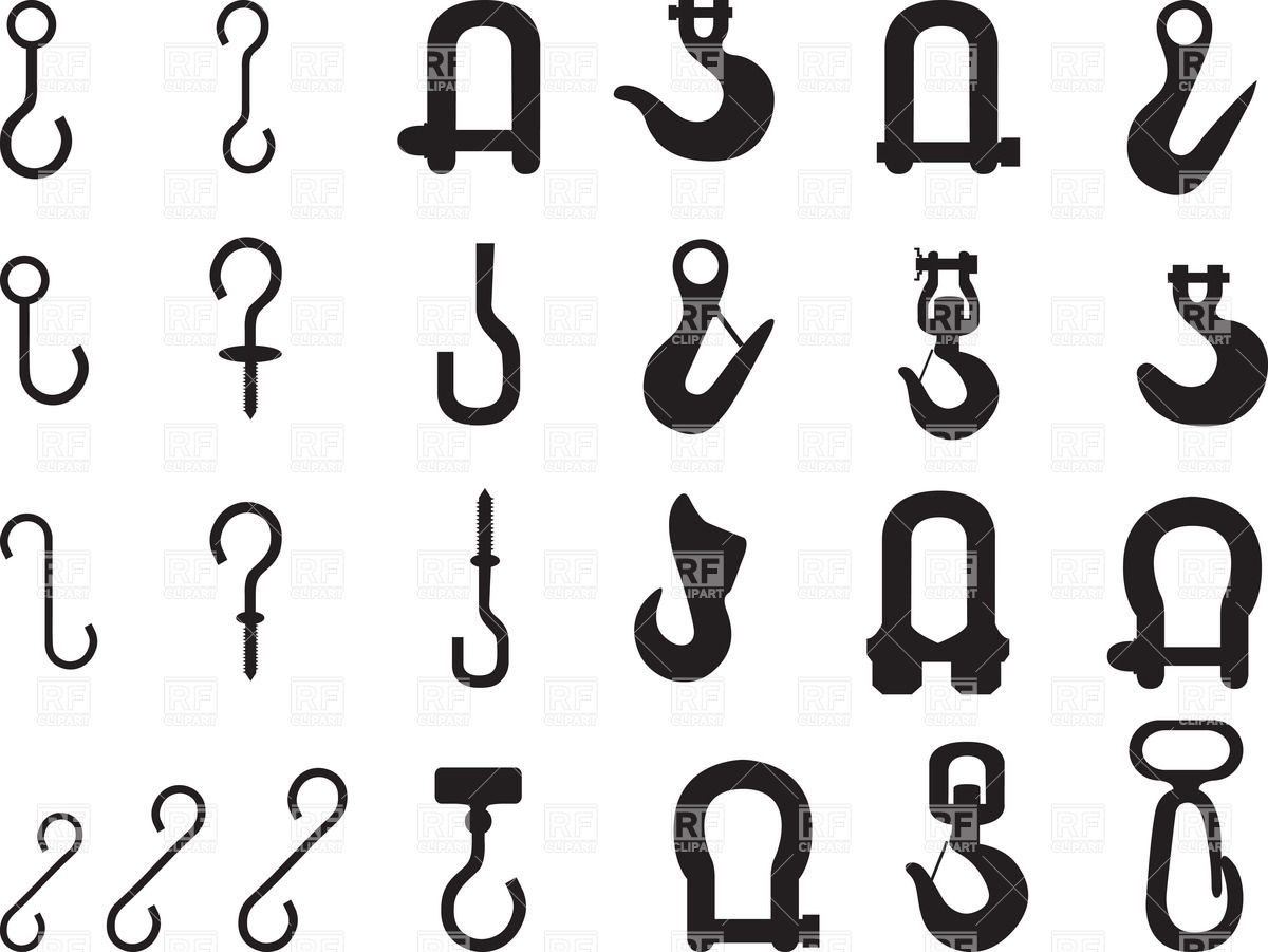 1200x901 Hook Silhouettes Vector Image Vector Artwork Of Silhouettes