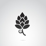 160x160 Hop Vector Icon. Stock Image And Royalty Free Vector Files On