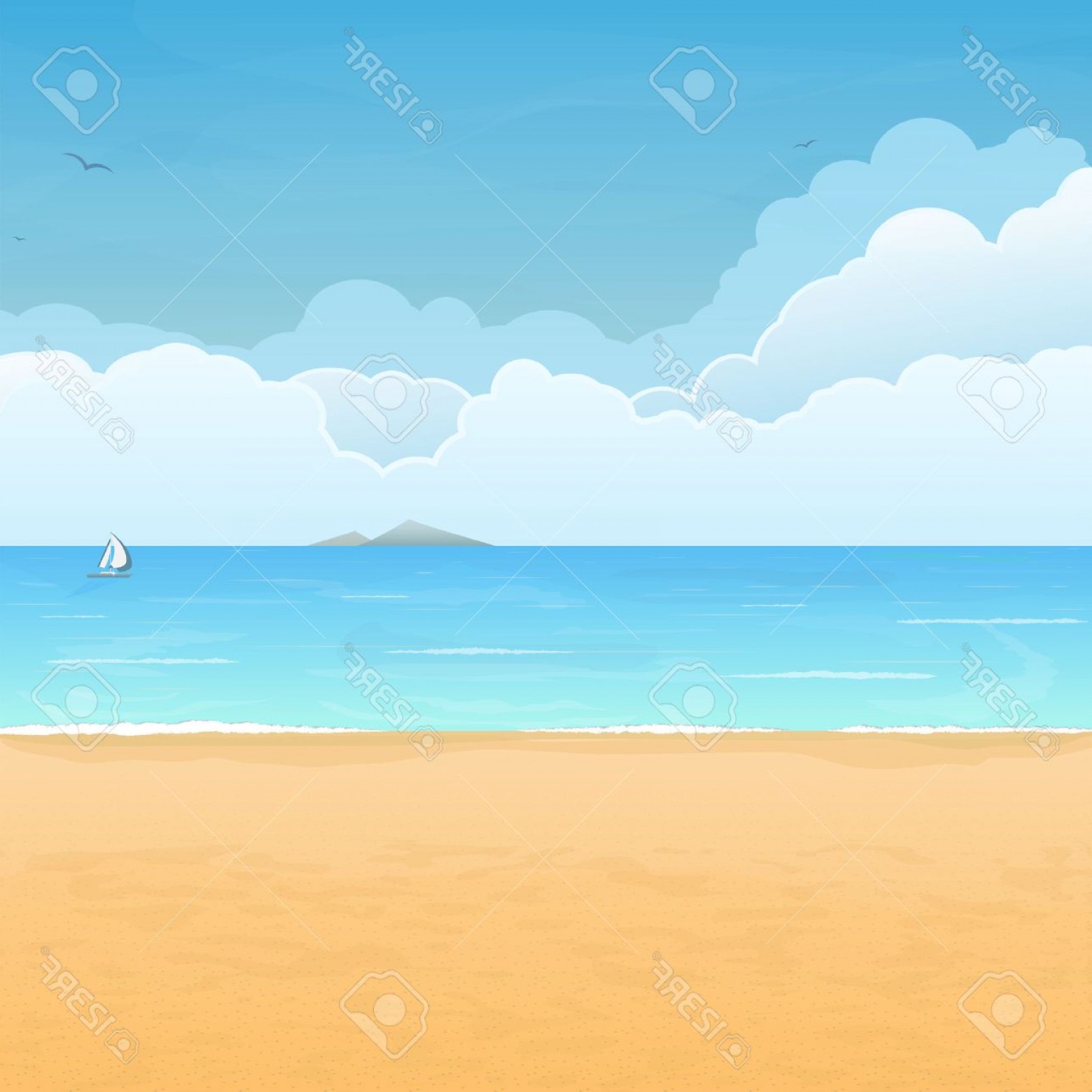 1560x1560 Vector Ocean Sand Geekchicpro