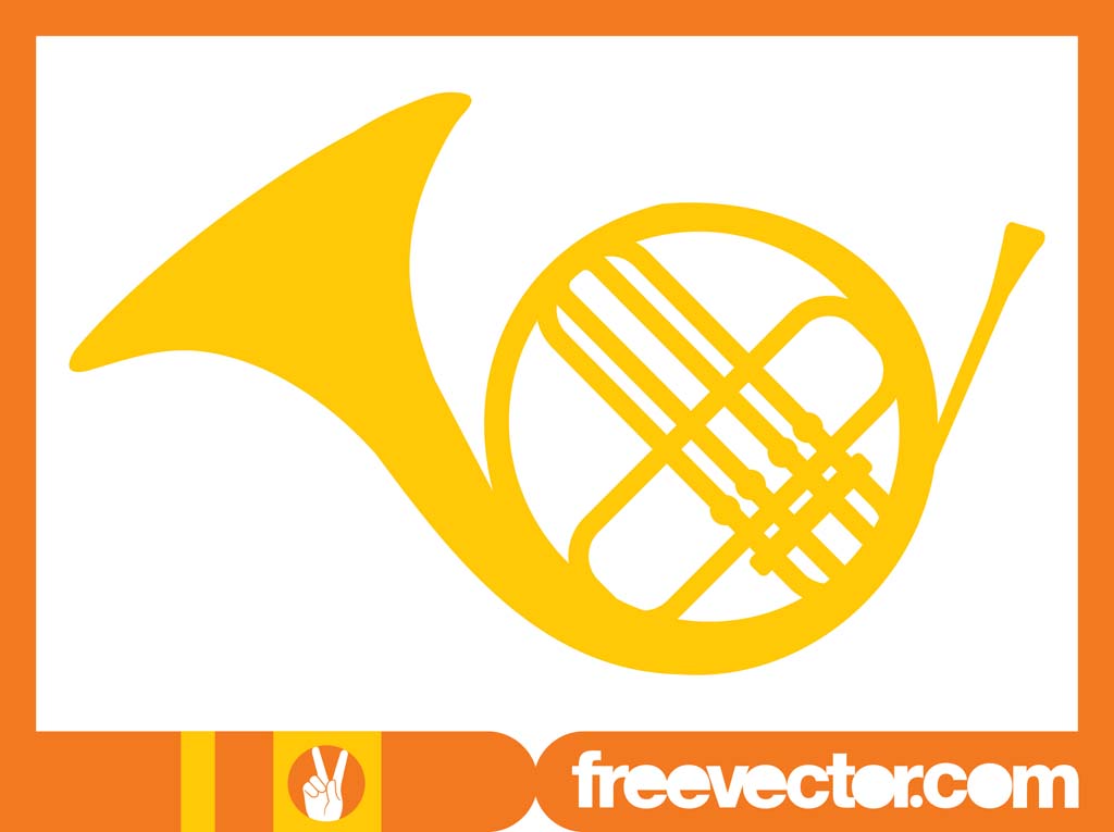 1024x765 French Horn Vector Vector Art Amp Graphics