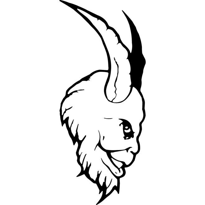 660x660 Skull With Horn Vector