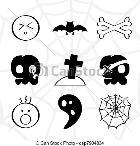 450x470 Horror Clipart Black And White
