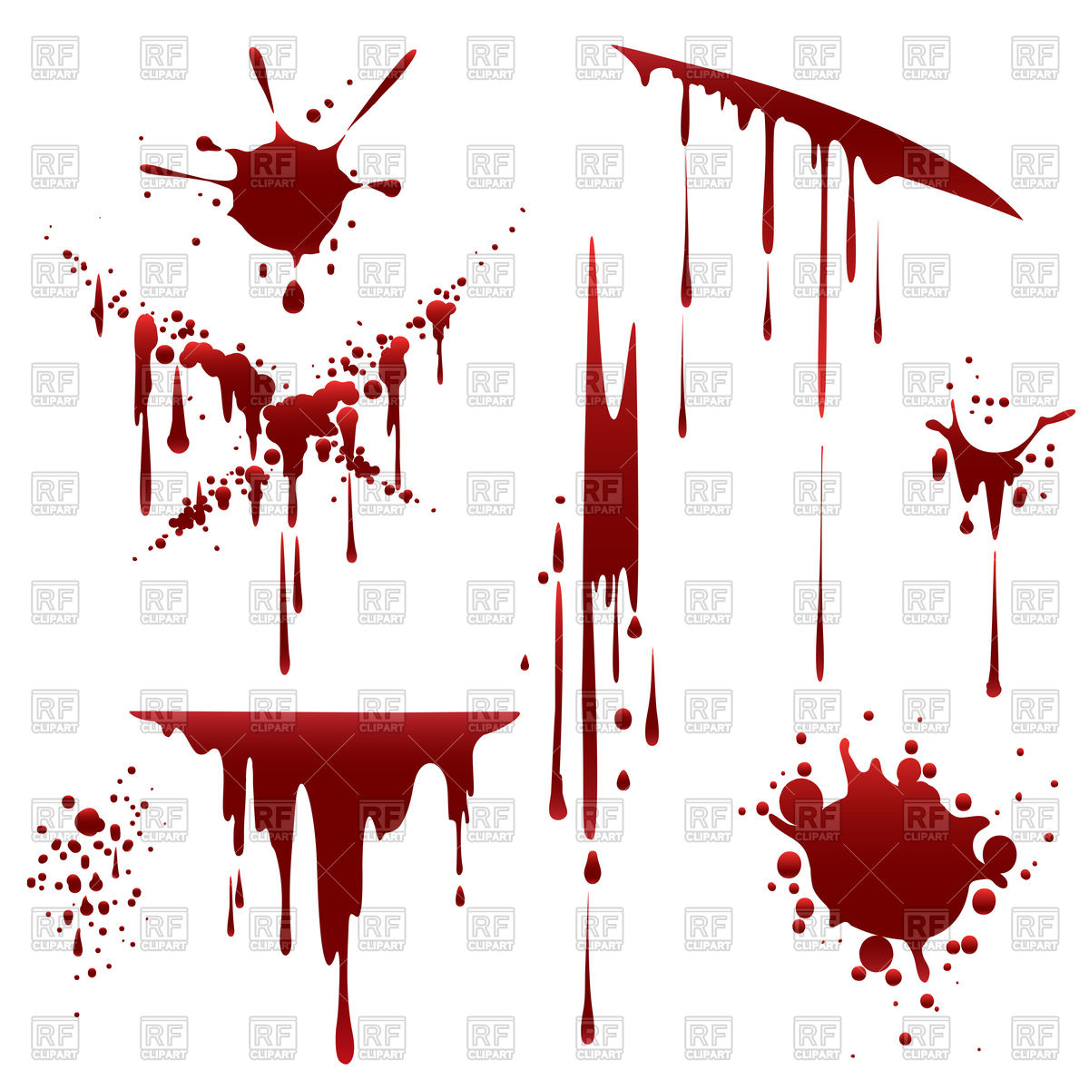 1200x1200 Bloody Horror Scruffy Splatter Vector Image Vector Artwork Of