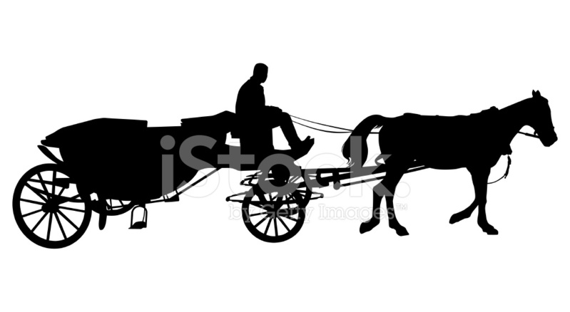 799x438 Horse Carriage Stock Vector