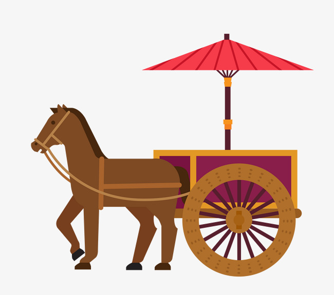 650x575 Vector Martial Arts Carriage Material, Vector Material, Horse