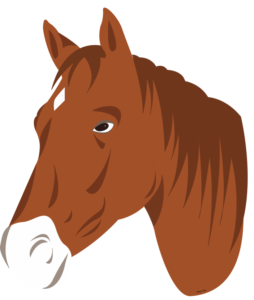821x972 Horse Head Vector (No Lines) By Faunafay