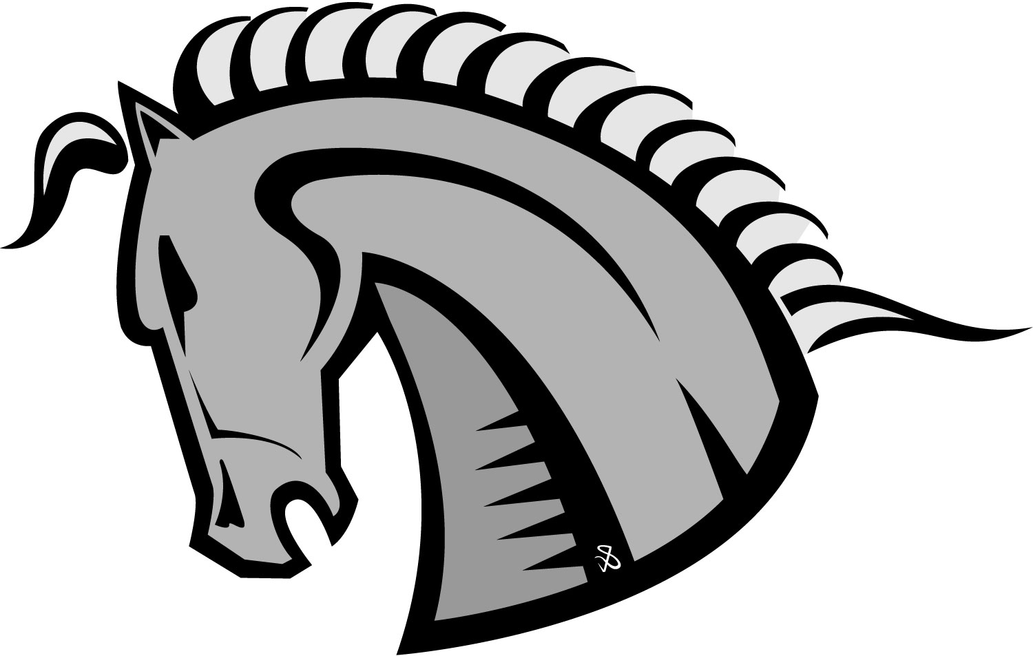 1500x953 Horse Head Vector Image Clipart Panda