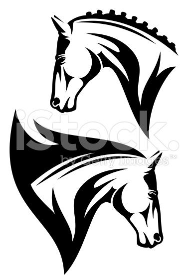 389x556 Horse Profile Head Design