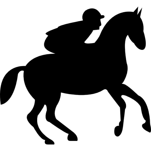 626x626 Running Horse With Jockey Icons Free Download