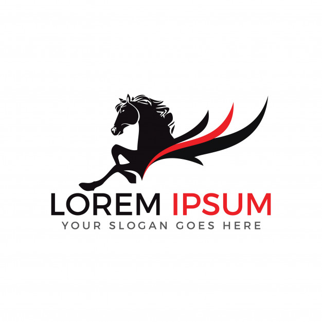 626x626 Horse Logo. Stallion Horse Race Logo . Vector Premium Download