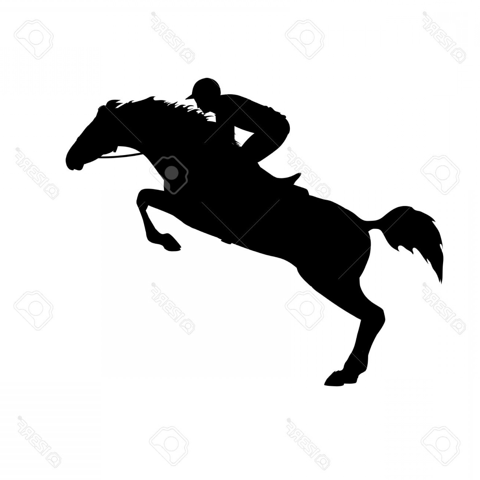 Horse Race Vector at GetDrawings | Free download