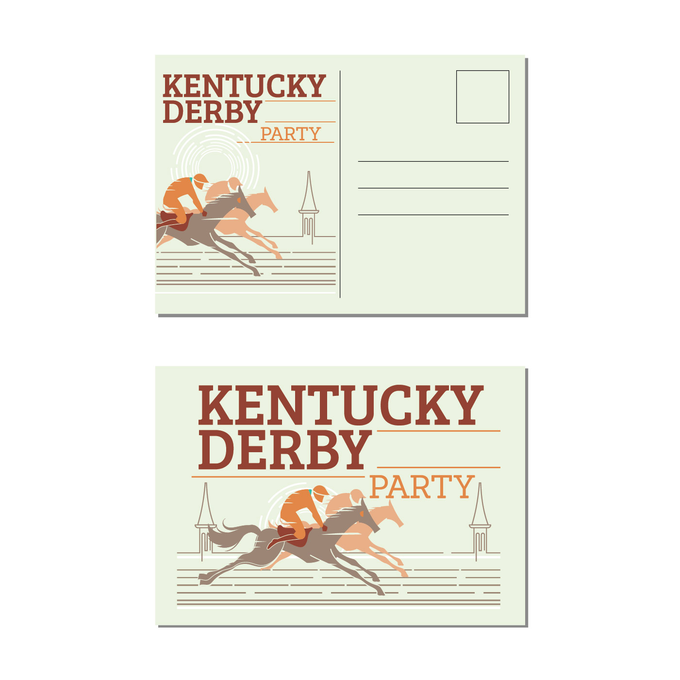 1401x1400 Horse Racing Vector