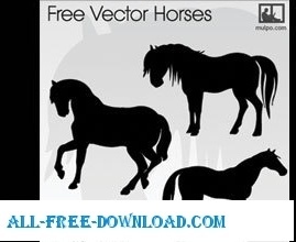 269x220 Horse Racing Vector Silhouettes Free Vector Download (6,306 Free