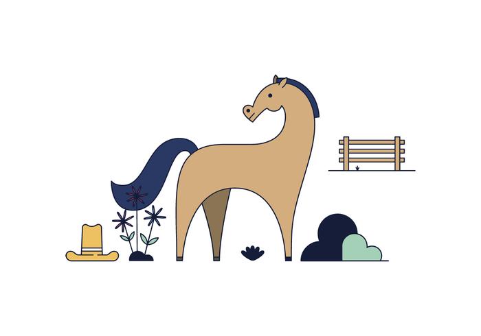 700x490 Horse Free Vector Art