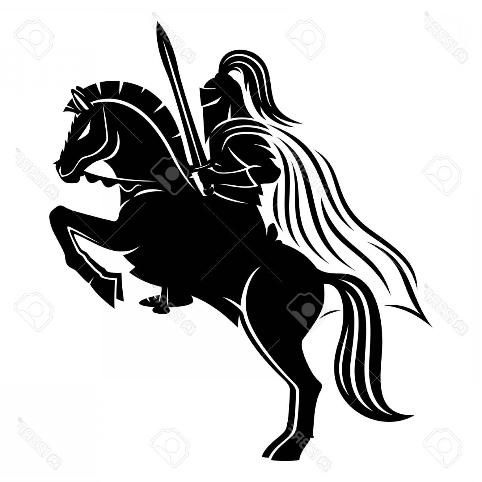 1560x1560 Photostock Vector A Knight On A Horse Orangiausa