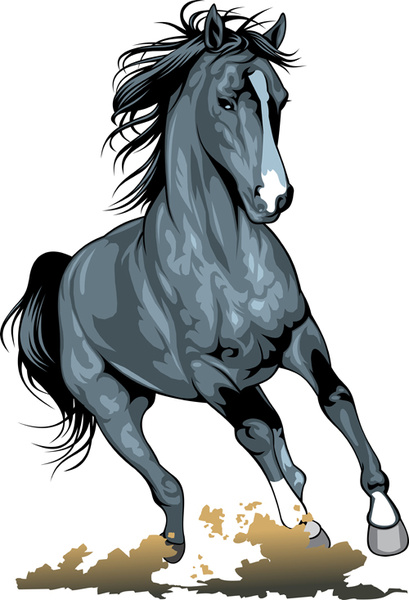 409x600 Different Running Horses Vector Free Vector In Encapsulated