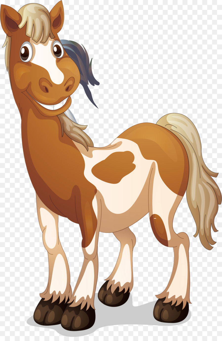 900x1380 Domestic Pig Cartoon Illustration