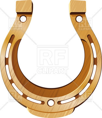 346x400 Wooden Horseshoes Vector Image Vector Artwork Of Objects