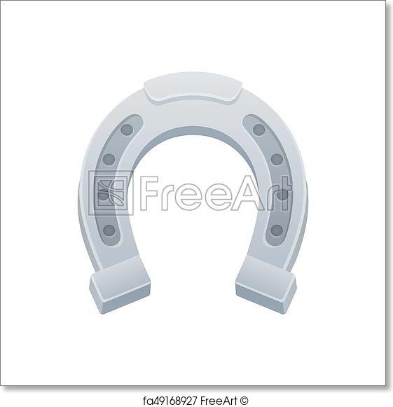 561x581 Free Art Print Of Horseshoe Vector Illustration. Horseshoe Vector