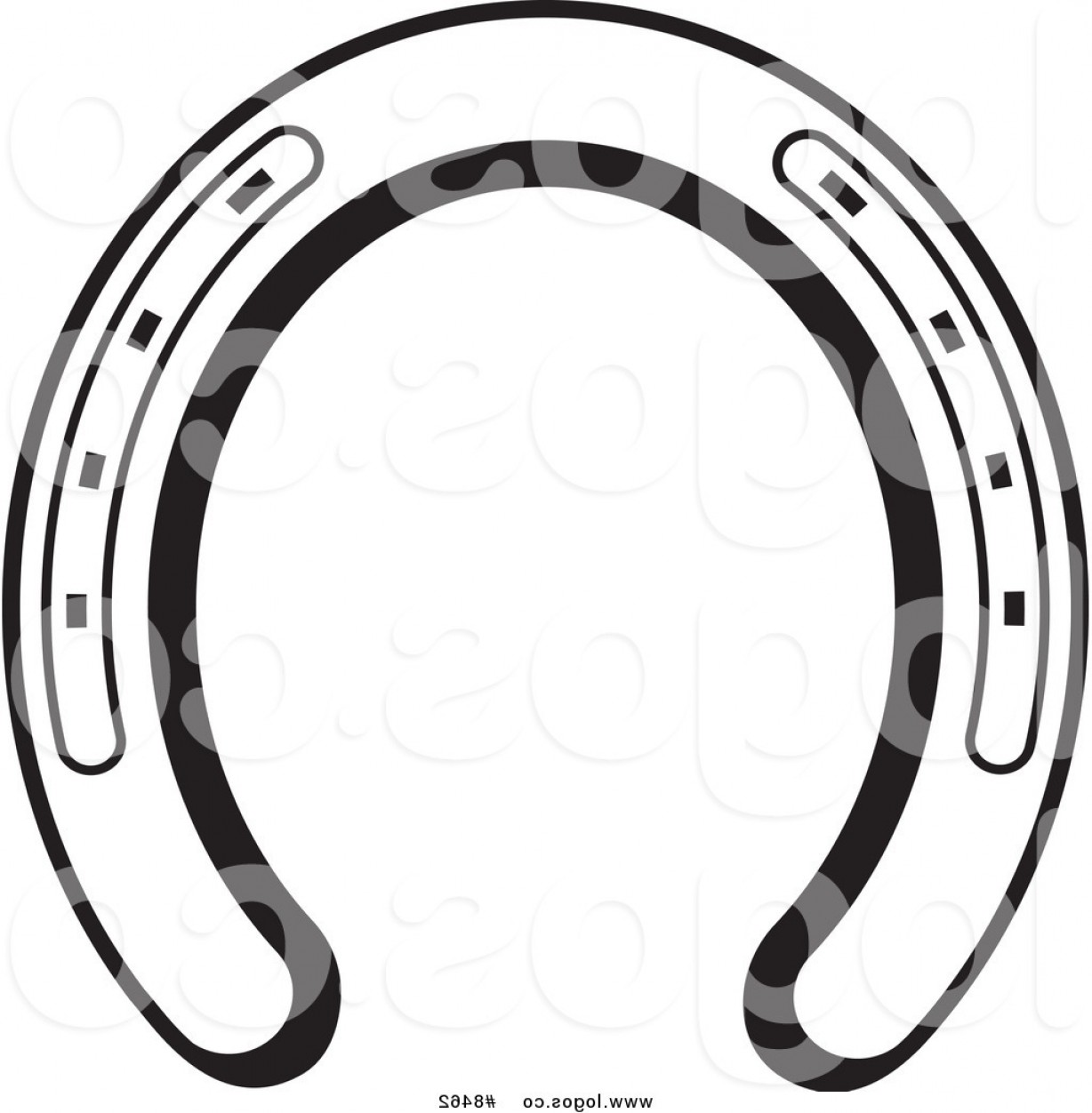 1228x1252 Horseshoe Vector Black Shopatcloth