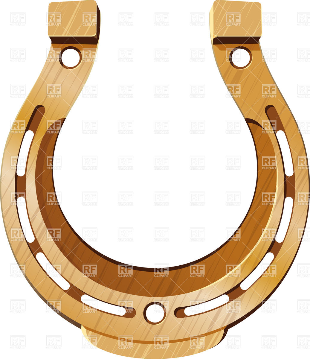 1037x1200 Wooden Horseshoes Vector Image Vector Artwork Of Objects