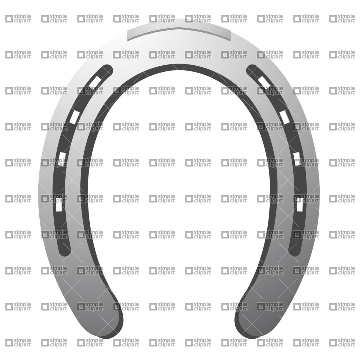 1200x1200 Horseshoe Vector Image