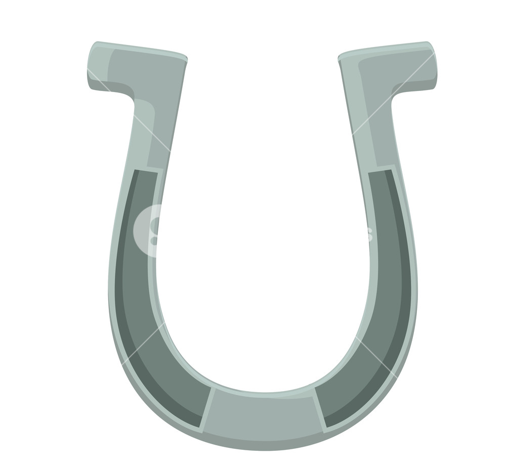 1000x926 Vintage Horseshoe Vector Shape Element Royalty Free Stock Image