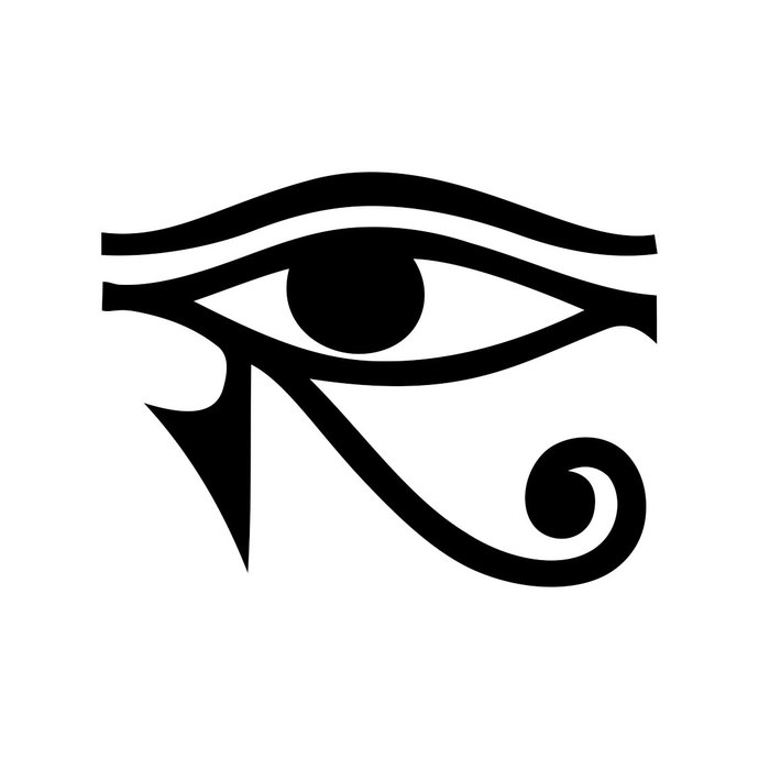 690x690 Eye Of Ra Horus Egyptian God Graphics Design By Vectordesign On Zibbet