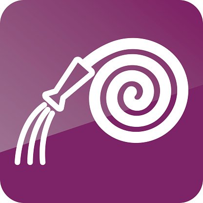 416x416 Garden Hose Vector Icon Premium Clipart