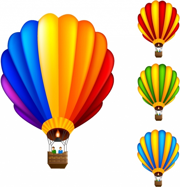 577x600 Hot Air Balloon Free Vector In Adobe Illustrator Ai ( .ai