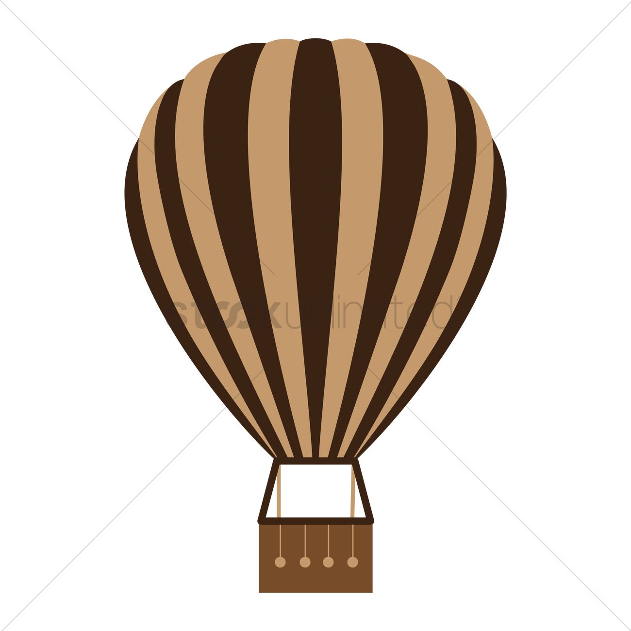 1300x1300 Hot Air Balloon Vector Image