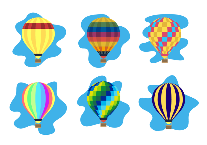 700x490 Colorful Hot Air Balloon Vector