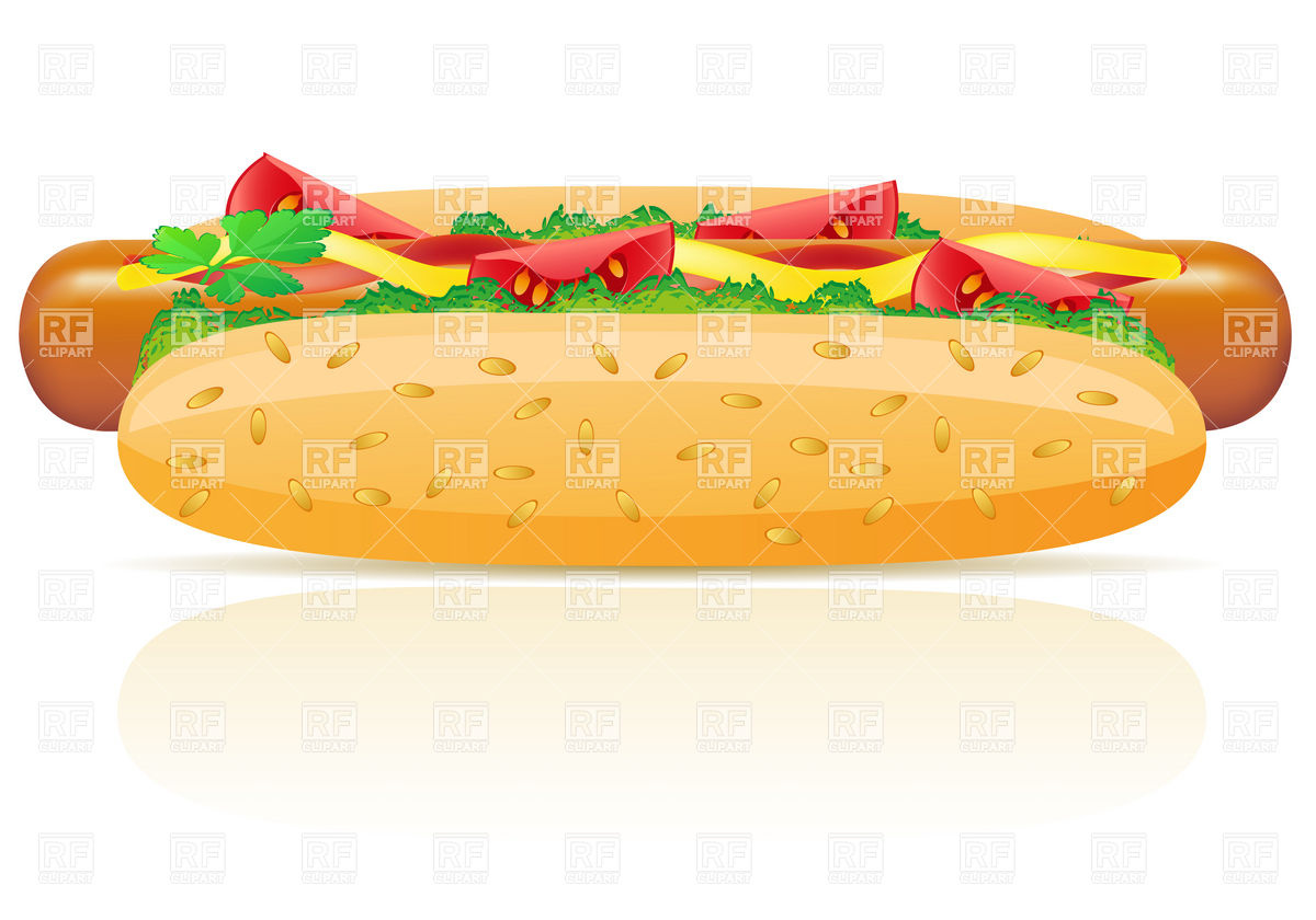 1200x840 Hot Dog Vector Image Vector Artwork Of Food And Beverages