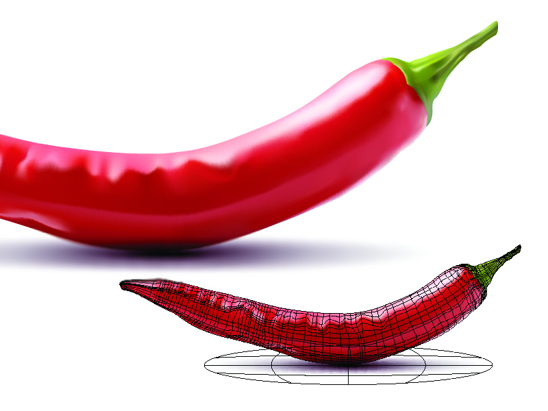 800x600 Red Hot Chili Pepper By Hideki Aono