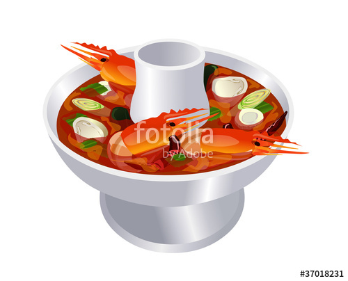 500x404 Tomyumkoong In Hot Pot Stock Image And Royalty Free Vector Files