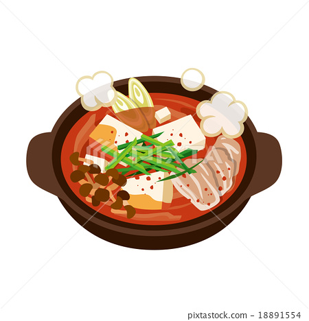450x468 Kimchi Hotpot, Vector, Vectors