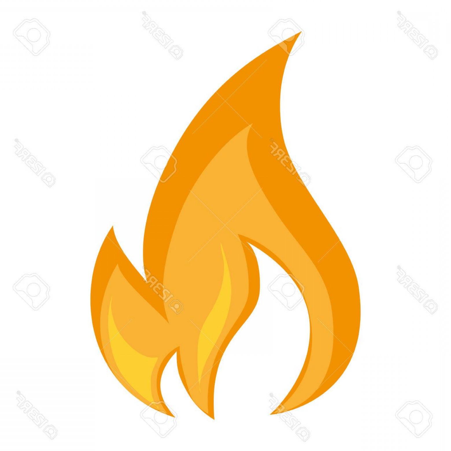 1560x1560 Photostock Vector Fire Flame Burn Hot Heat Flaming Nature Vector