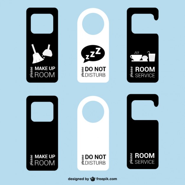 626x626 Door Tags Hotel Room Vector Vector Free Download