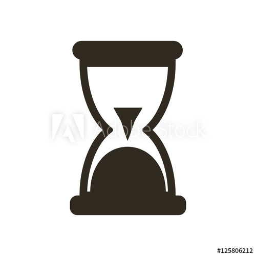 500x500 Hourglass Icon Vector