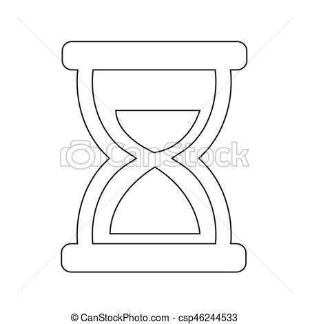 450x470 Hourglass Icon Vector Illustration Vectors