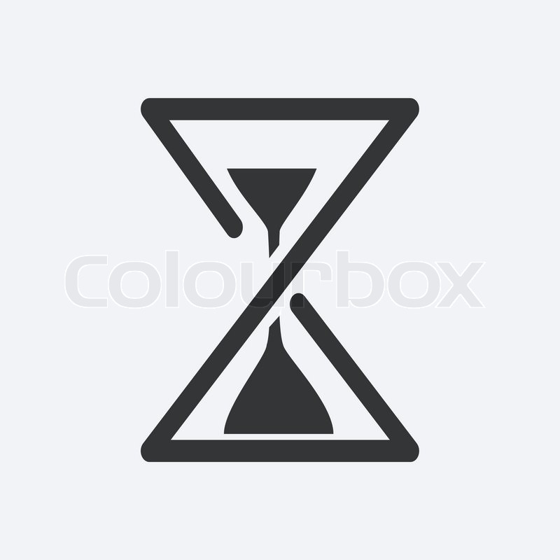 800x800 Hourglass Vector Icon Stock Vector Colourbox