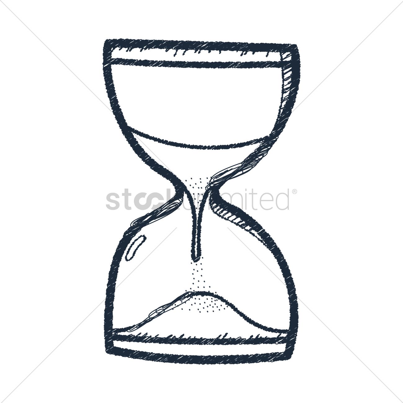1300x1300 Hourglass Vector Image