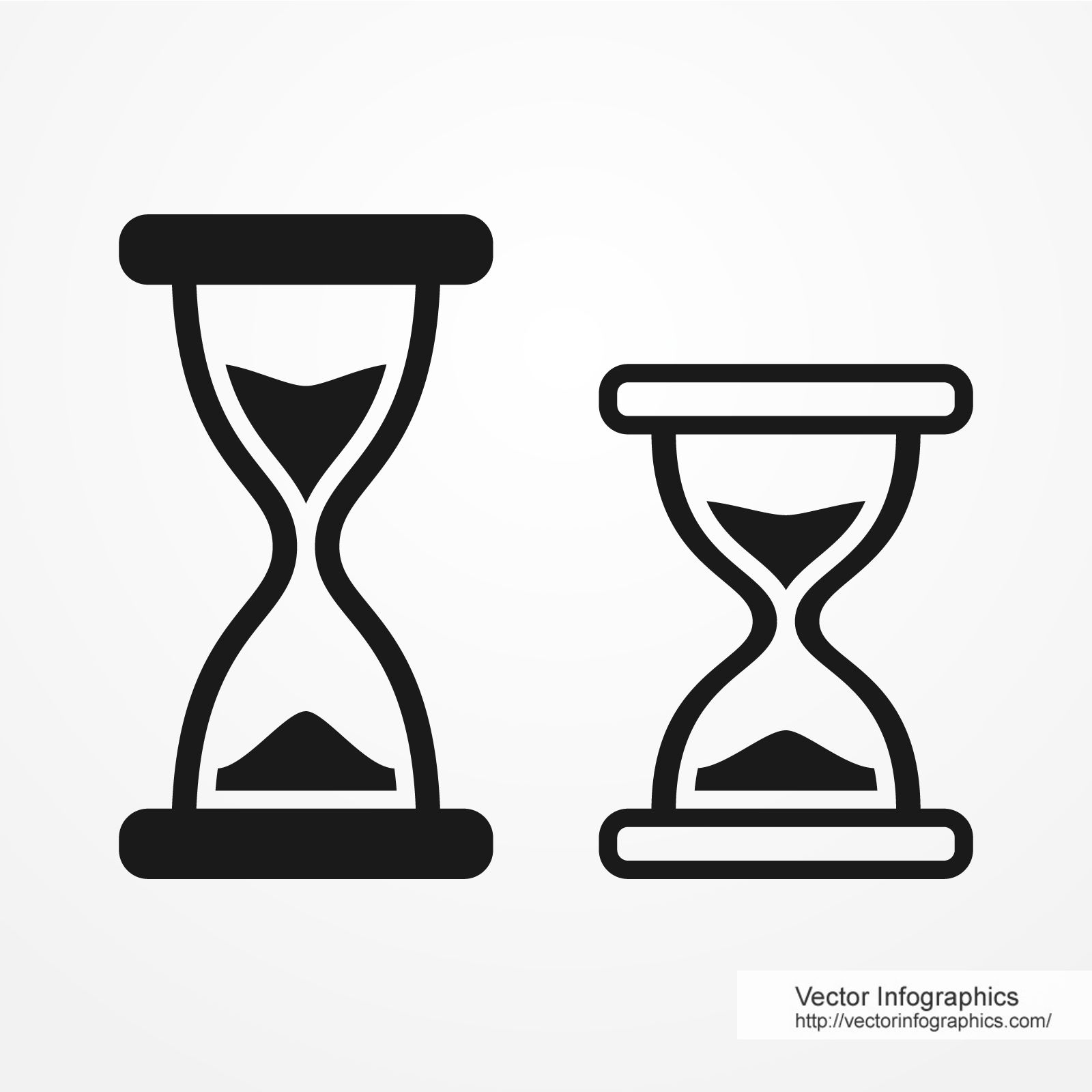 1600x1600 Hourglass Icons, Free Vector Infographics Free Download Vector