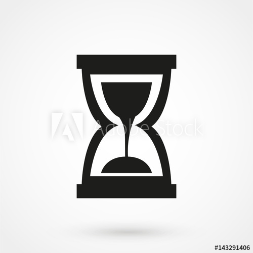 500x500 Hourglass Vector Icon