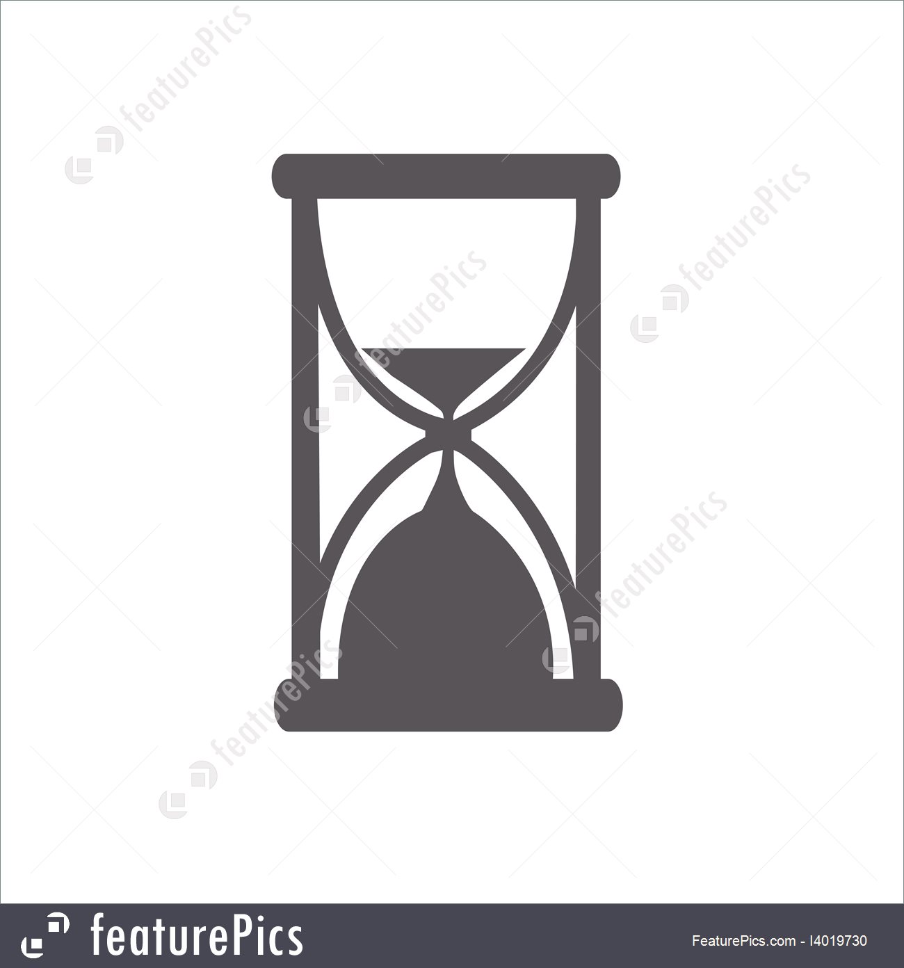1300x1392 Hourglass, Vector Stock Illustration I4019730
