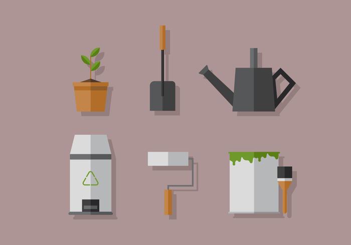 700x490 Vector Spring House Cleaning Tools