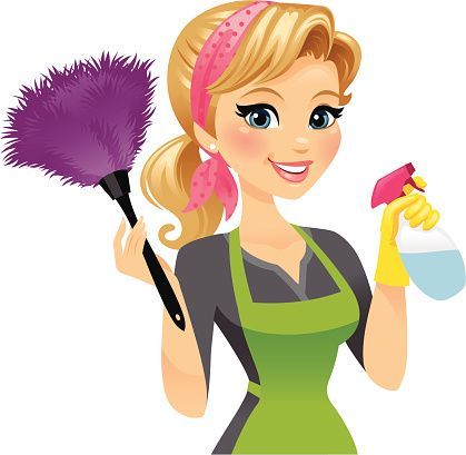 419x409 Cleaning Lady Vector Art Illustration House Cleaning Buissness