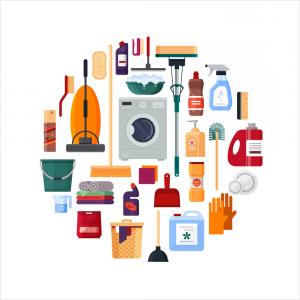 300x300 Cleaning Service Circle Design Set House Cleaning Vector Arenawp