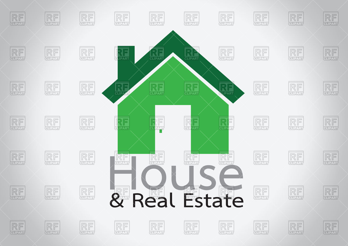 1200x848 House Icon And Real Estate Building Vector Image Vector Artwork