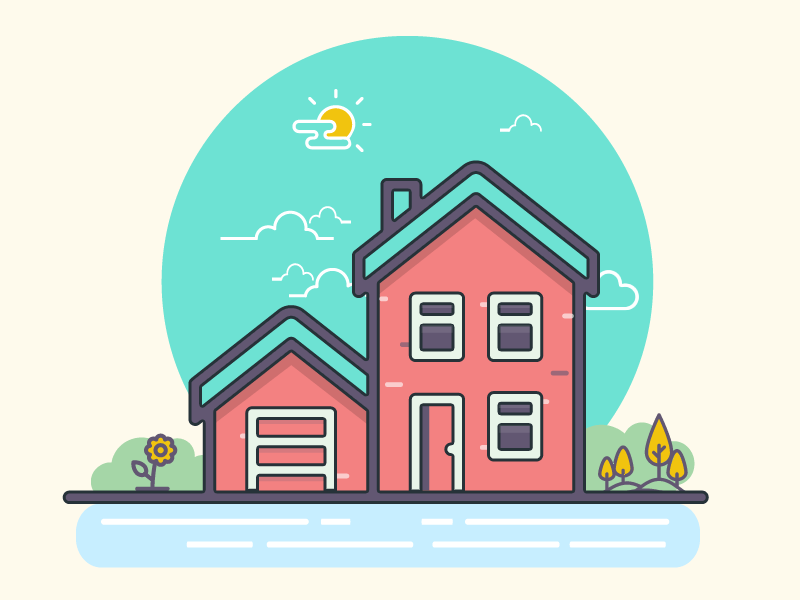 800x600 House Illustration By Murugesh Palani